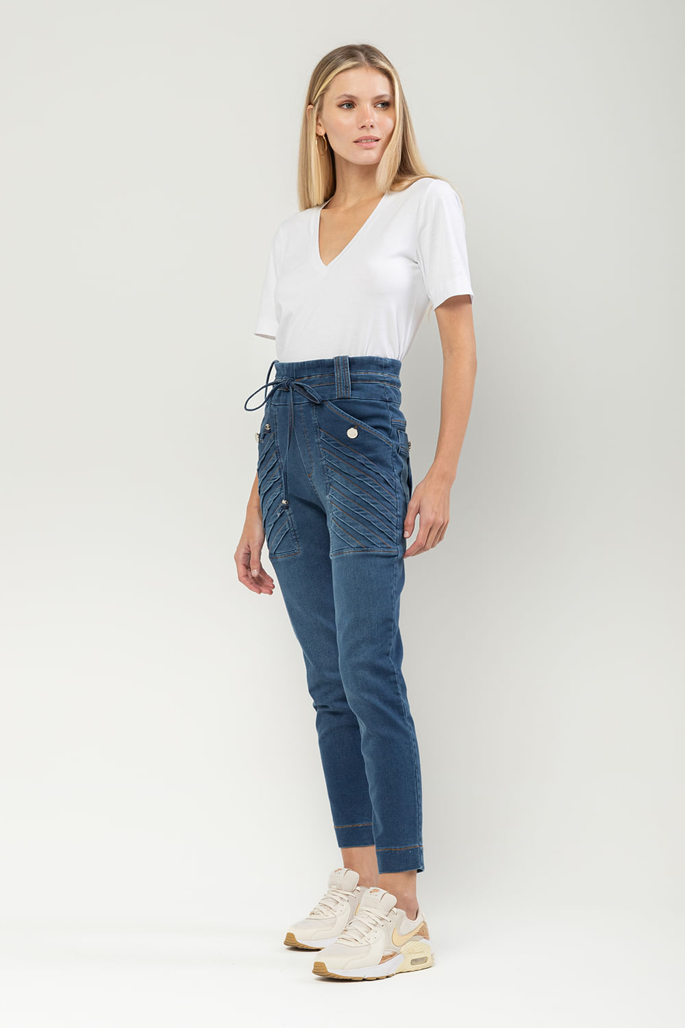 Hidrogênio - JUCÉLIA JEANS JOGGER PANTS - 19662042