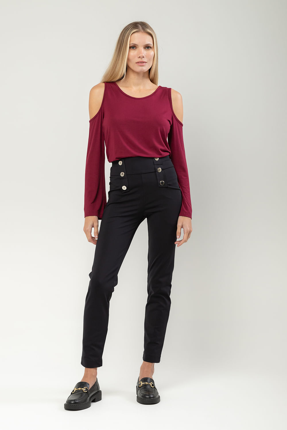 Hidrogênio - BLACK JEANE LEGGING PANTS - 19657001