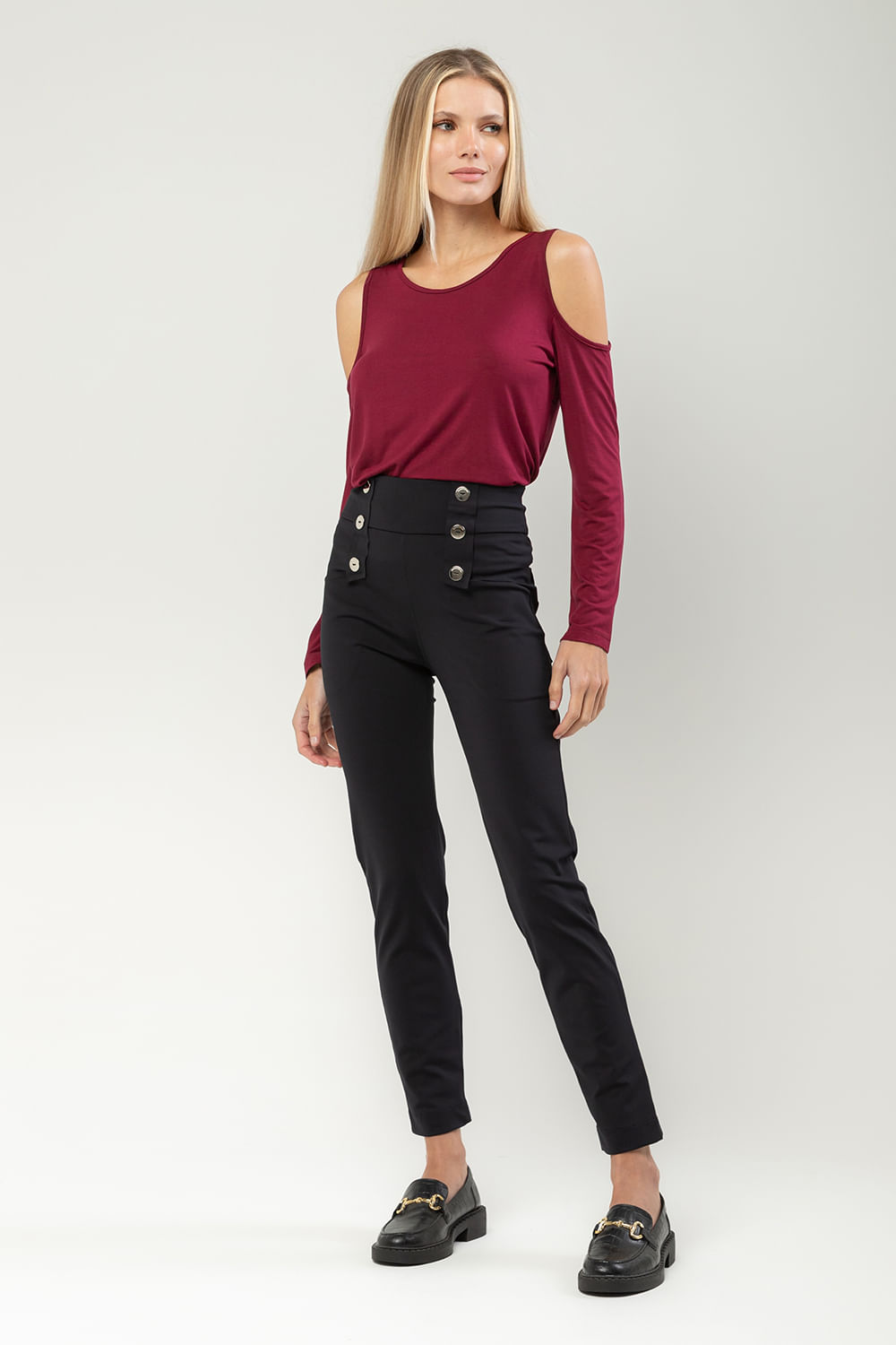 Hidrogênio - BLACK JEANE LEGGING PANTS - 19657001