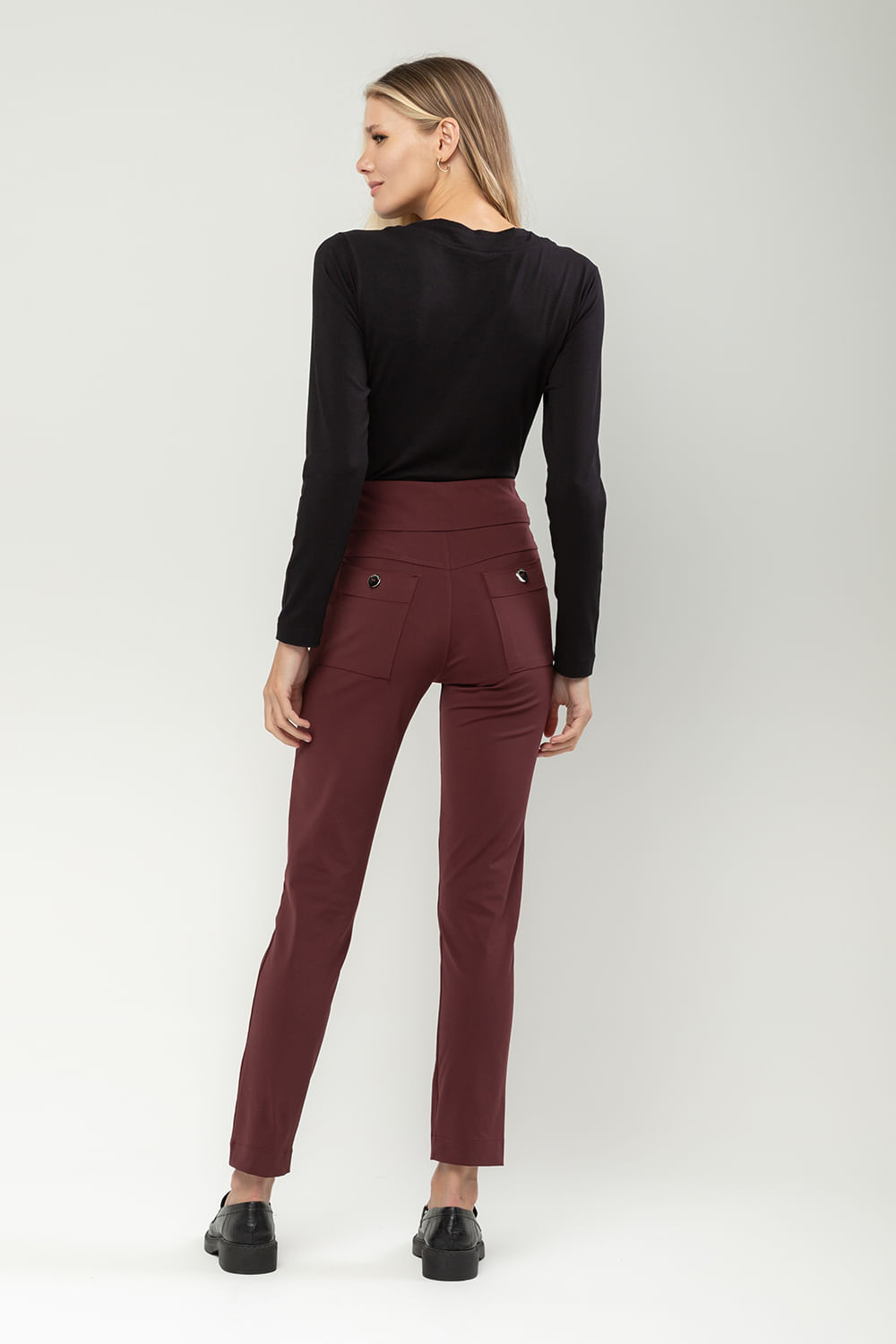 Hidrogênio - JEANE BORDO LEGGING PANTS - 19657097