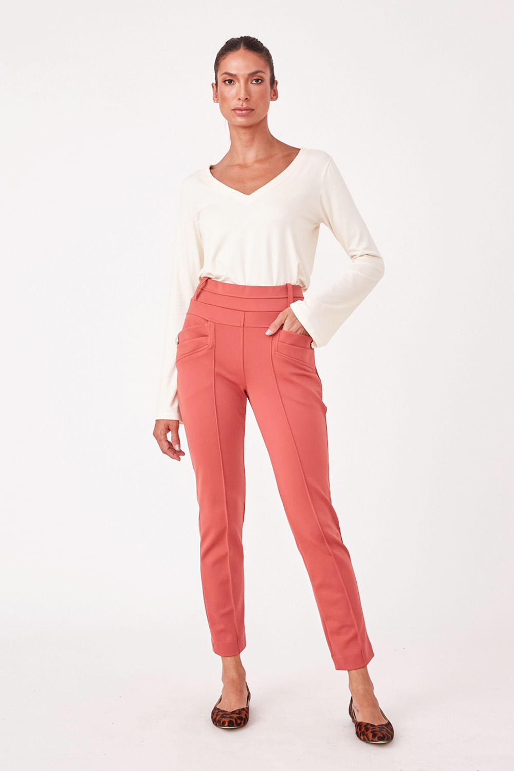 Hidrogênio - CAMILA ROSE FISHERMAN PANTS - 19510070