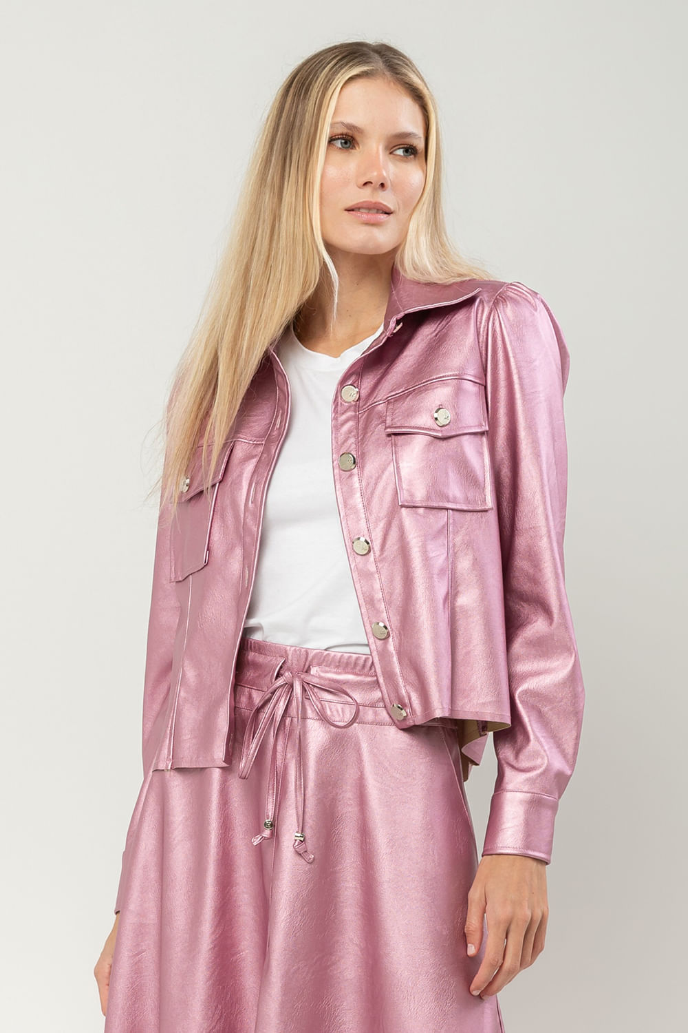 Hidrogênio - PINK METALLIC JACKET - 19686021