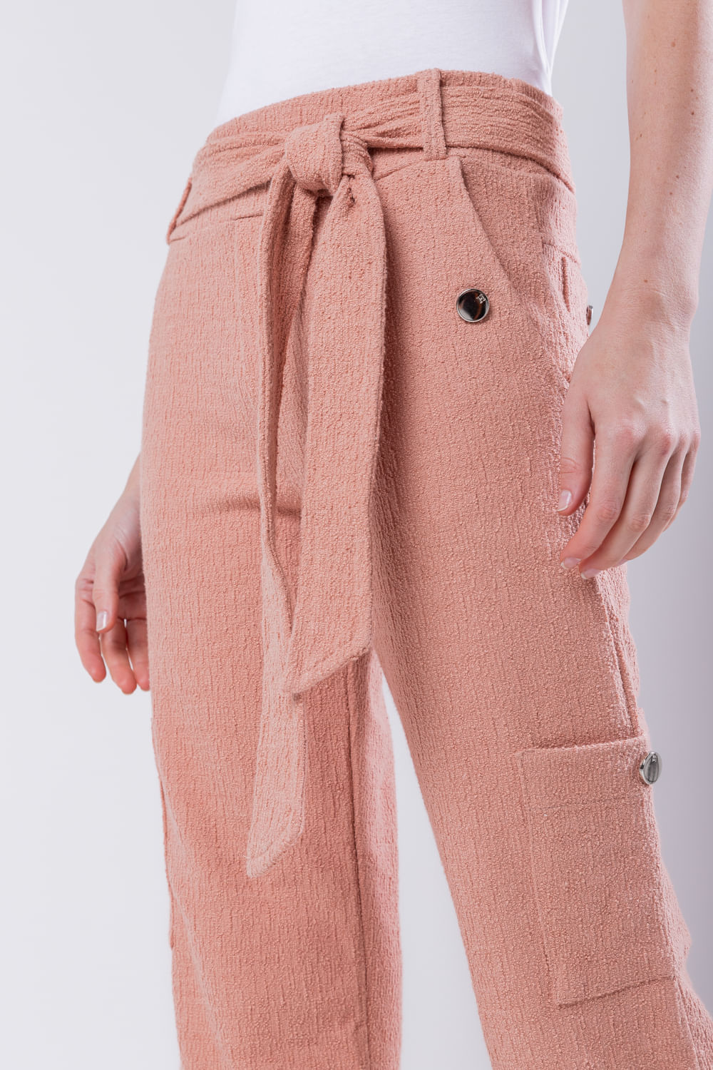 Hidrogênio - CAMELIA PANTALONA PANTS WITH SIDE POCKETS ROSE - 19039070