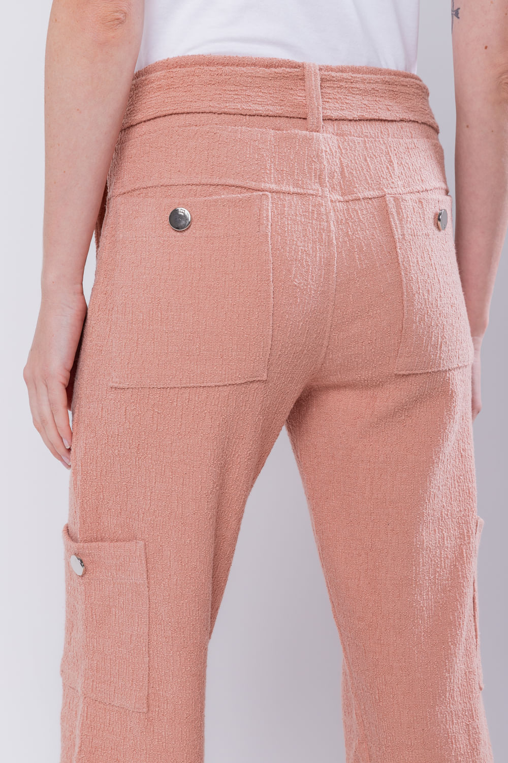 Hidrogênio - CAMELIA PANTALONA PANTS WITH SIDE POCKETS ROSE - 19039070