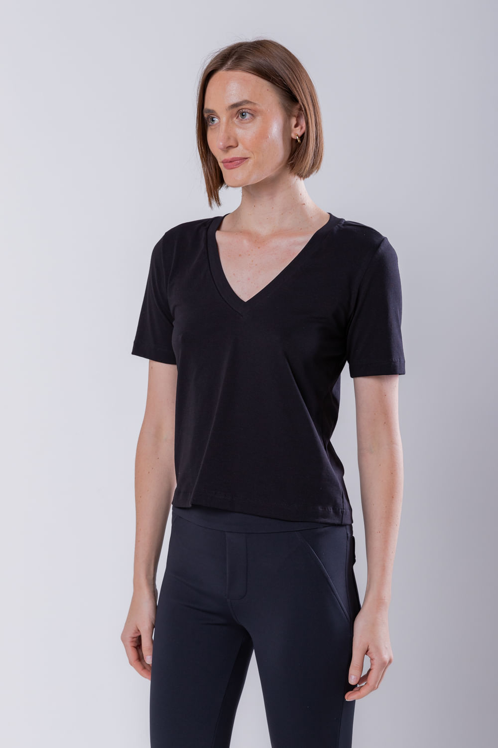 Hidrogênio - BASIC BLACK KNIT BLOUSE - 19734001