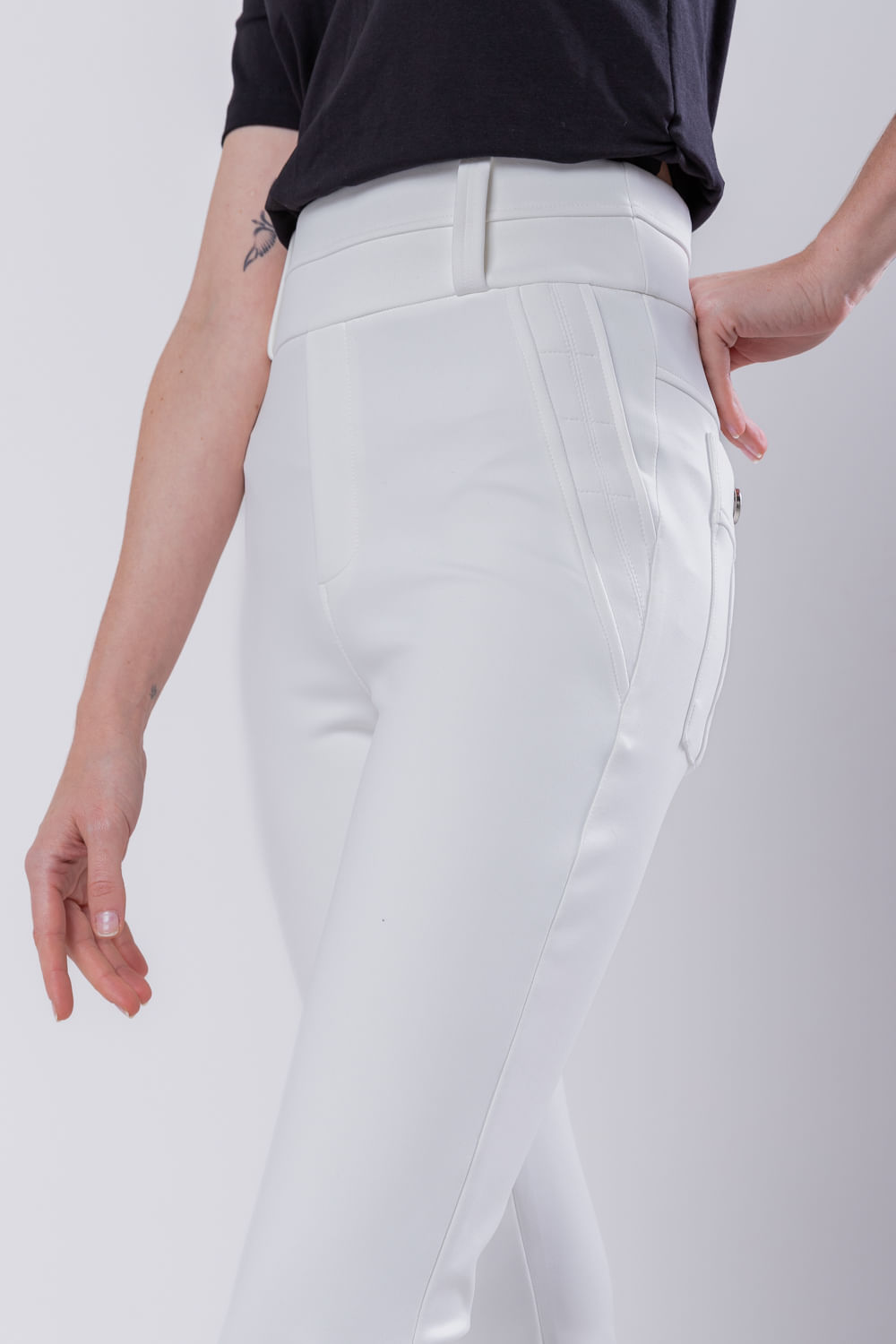 Hidrogênio - CALÇA ELOA PESCADOR OFF WHITE - 19574018