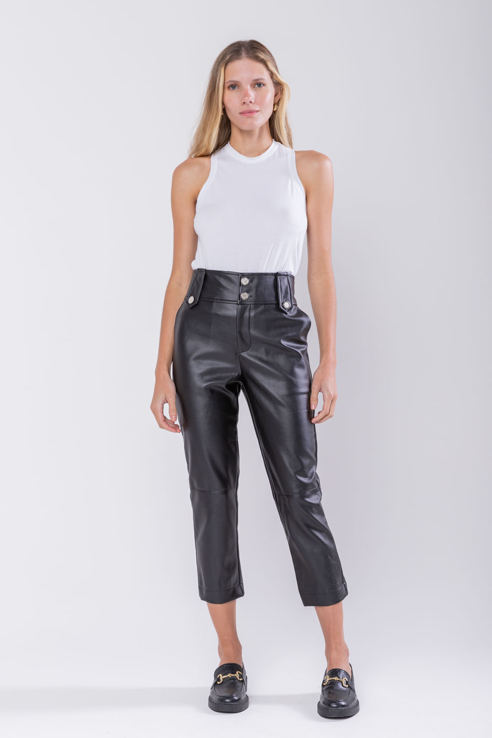 Hidrogênio - KAREN FISHERMAN PANTS BLACK - 19746001