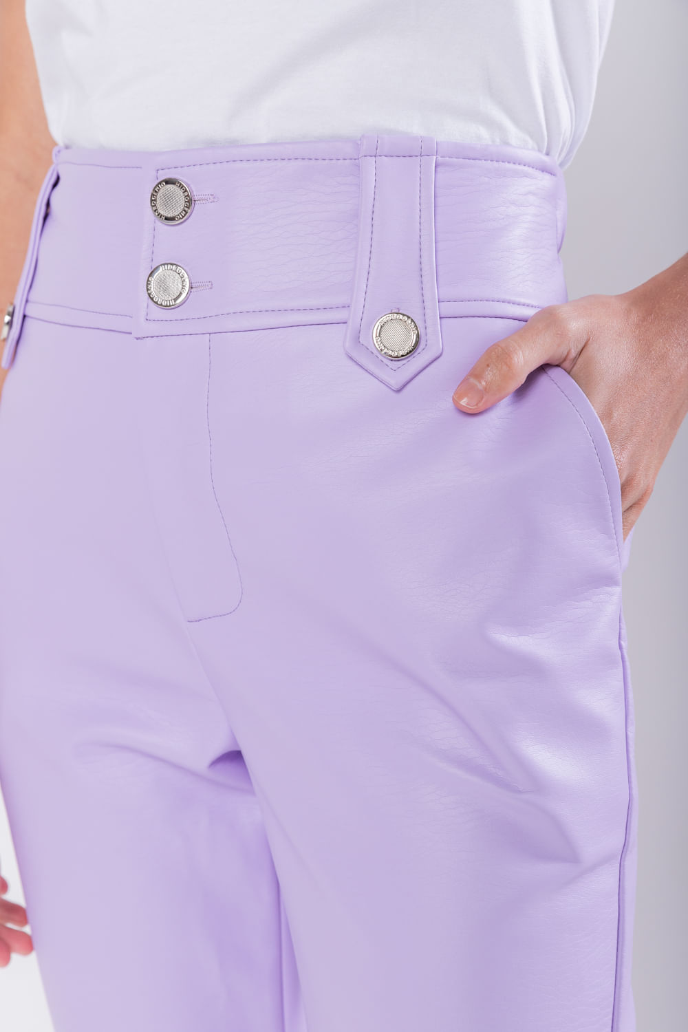 Hidrogênio - KAREN LILAS FISHERMAN PANTS - 19746027