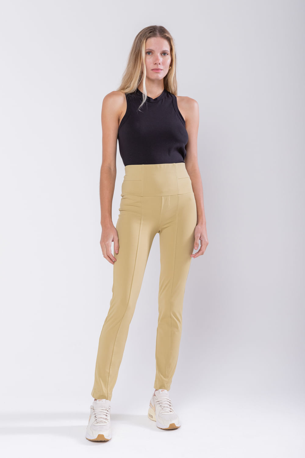 Hidrogênio - CALÇA LEGGING CHIARA VERDE CANA - 19448479