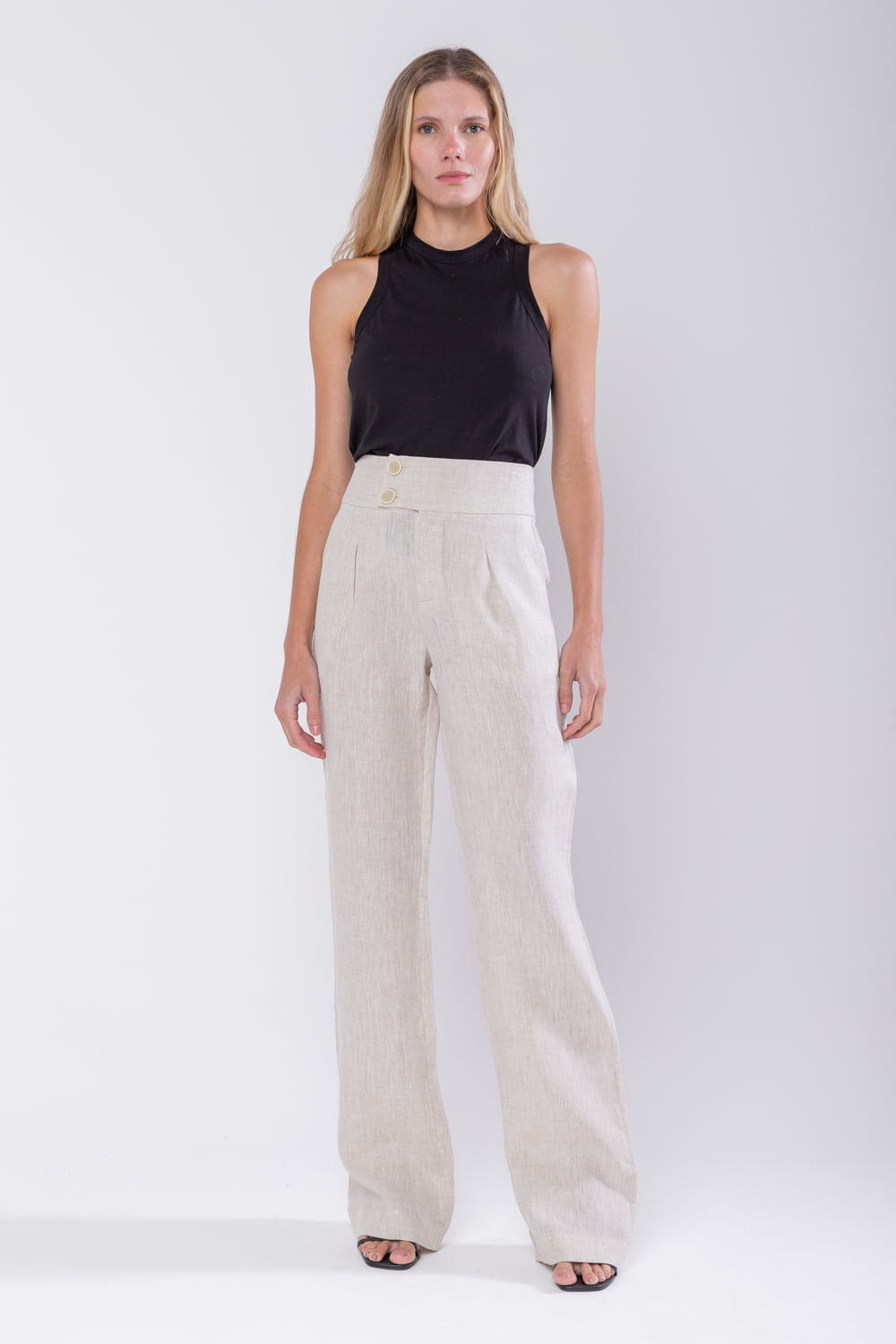 Hidrogênio - MATILDE NATURAL PANTALON PANTS - 19754182