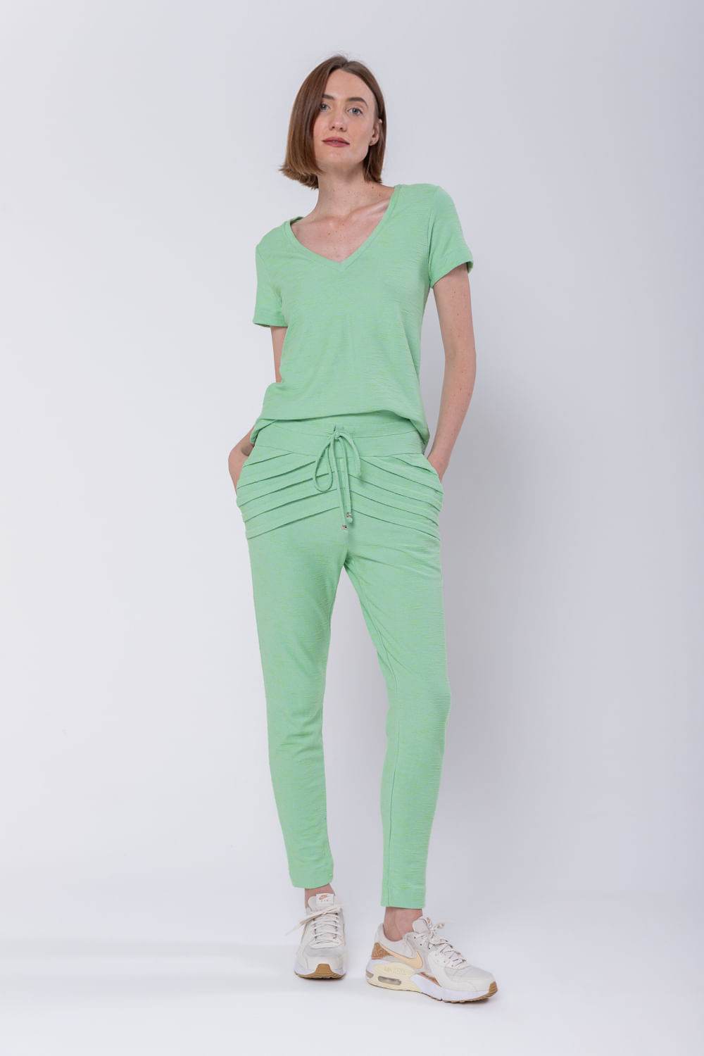 Hidrogênio - MARIANA JOGGER PANTS LIGHT GREEN - 18448462