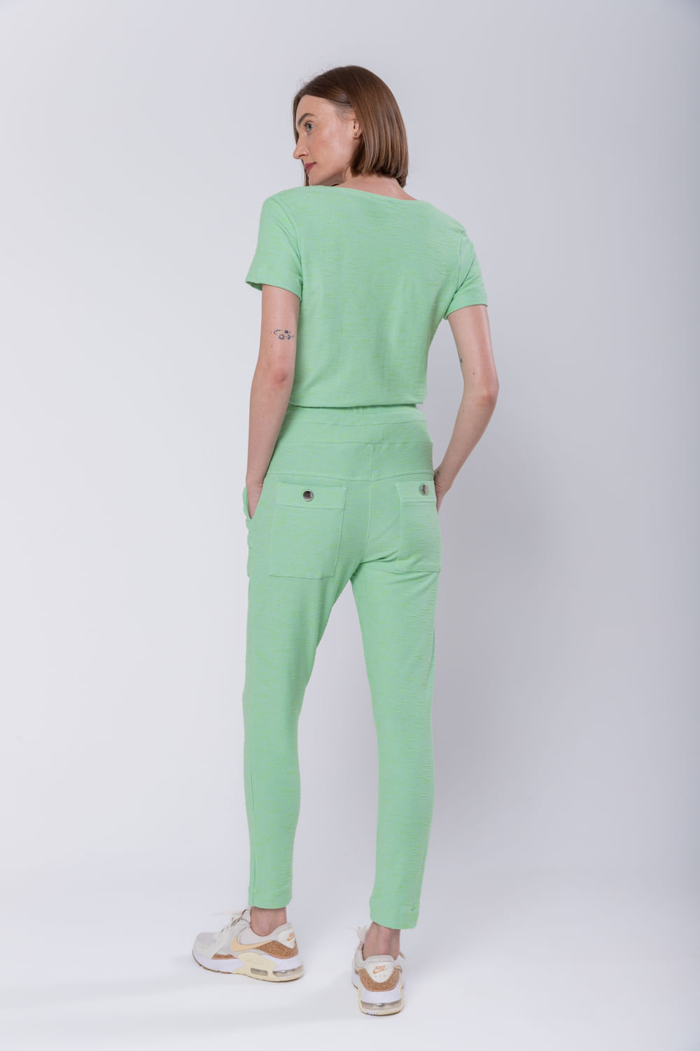 Hidrogênio - CALÇA JOGGER MARIANA VERDE CLARO - 18448462