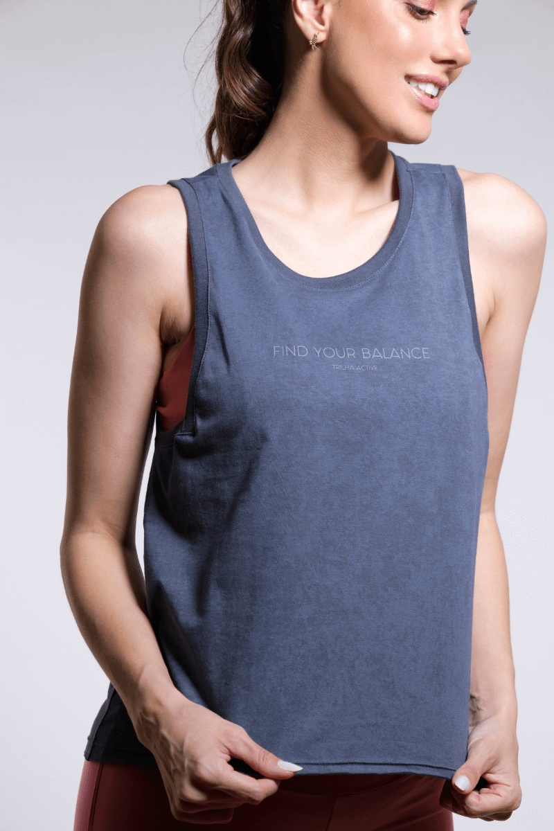 Trilha Verão - Tank Shirt Stone - P7600 MALHA LASERWASH