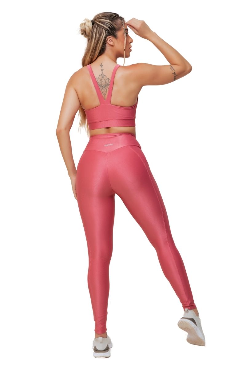 Garotafit - Calça Legging Chade Rosa - FUS454D