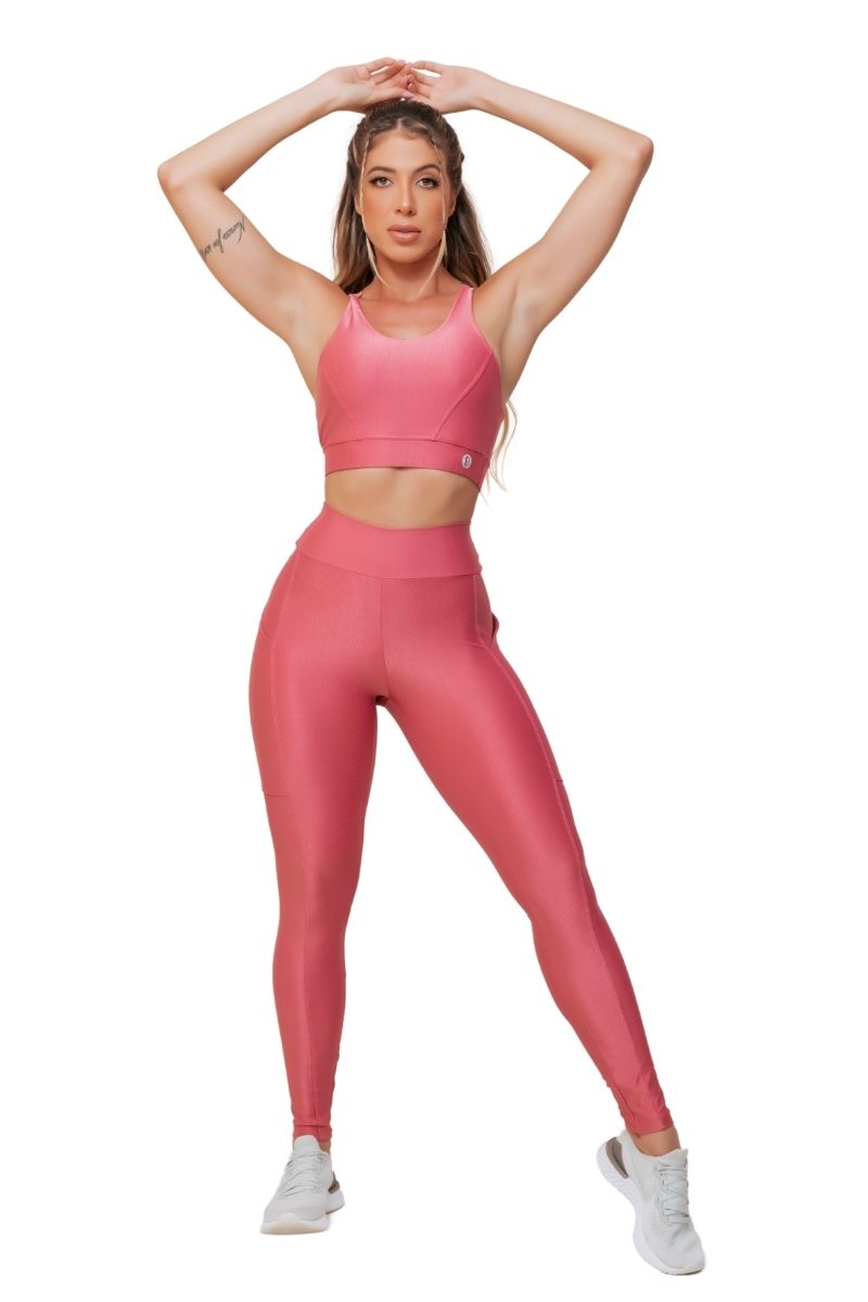 Garotafit - Pants Legging Chad Pink - FUS454D