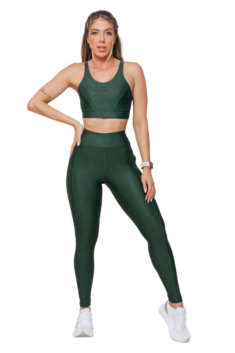 Garotafit - Pants Legging Chad Green - FUS454H