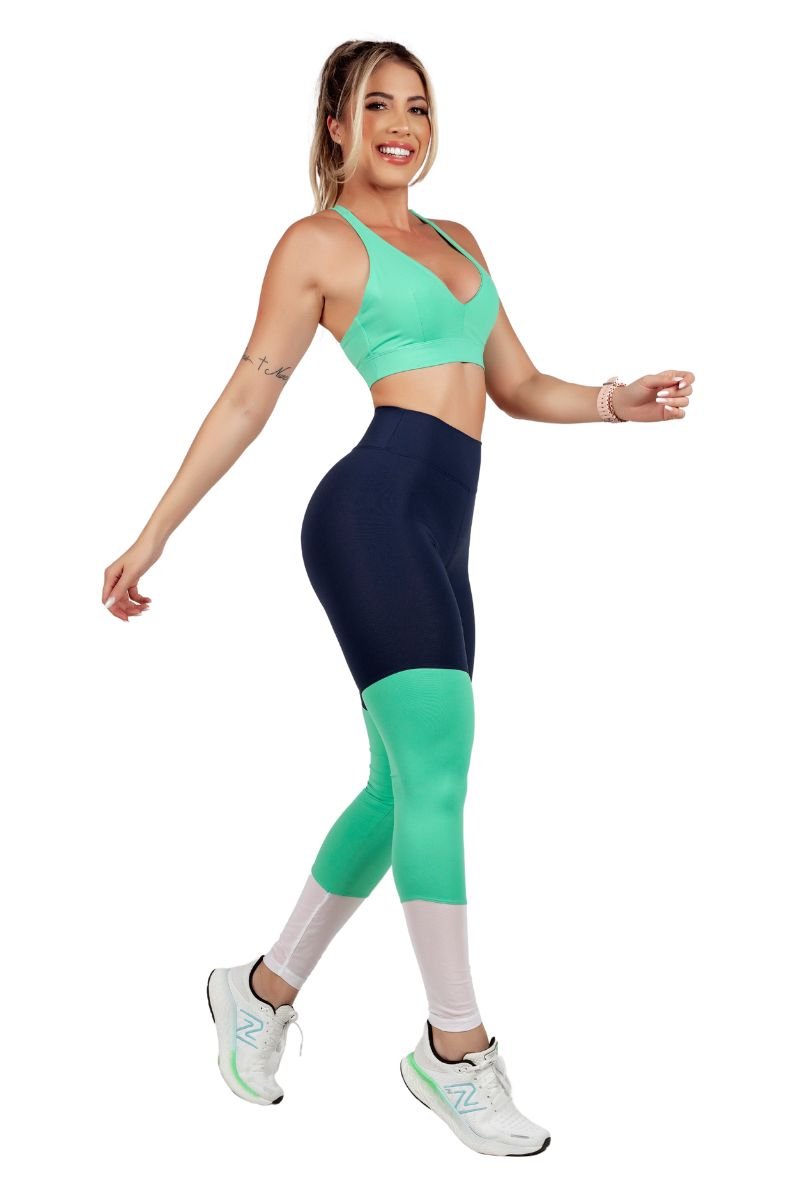 Garotafit - Conjunto Espanha Azul - FCS303LG