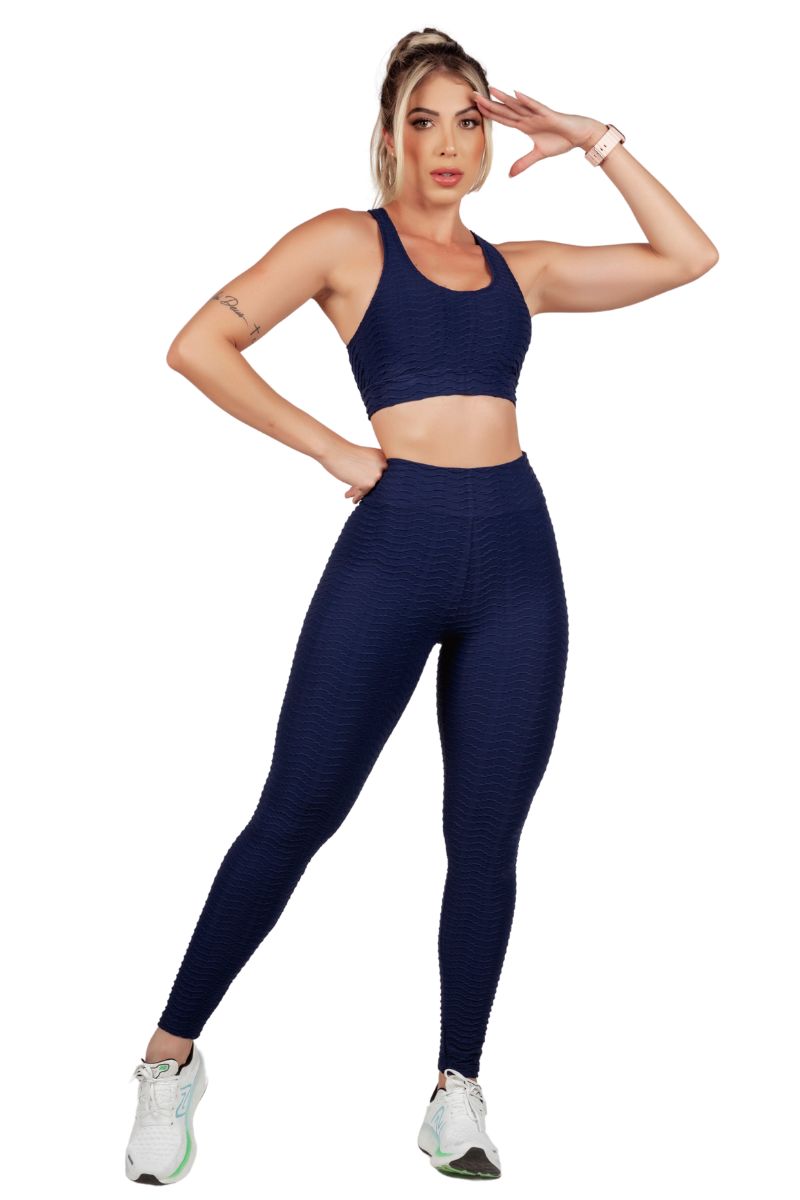 Garotafit - Navy Blue Genovessi Set - FCS313LMG