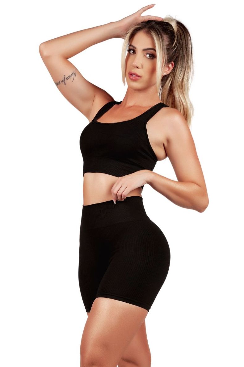 Garotafit - Seamless Australia Top Black - TOB84AG