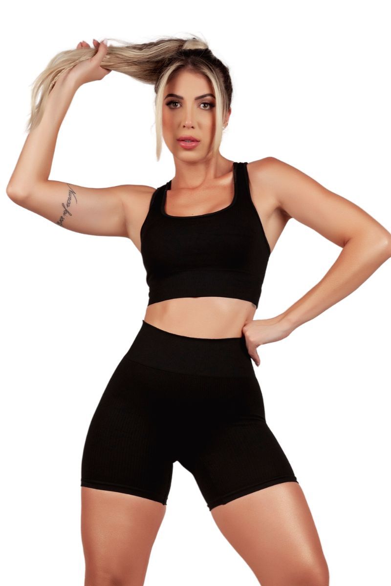 Garotafit - Seamless Australia Top Black - TOB84AG