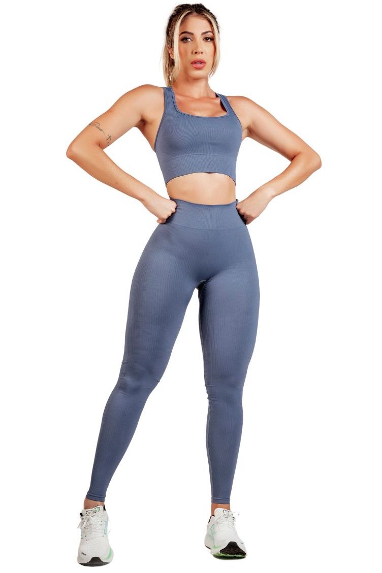 Garotafit - Calça Legging Seamless Australia Azul - FUS464LG