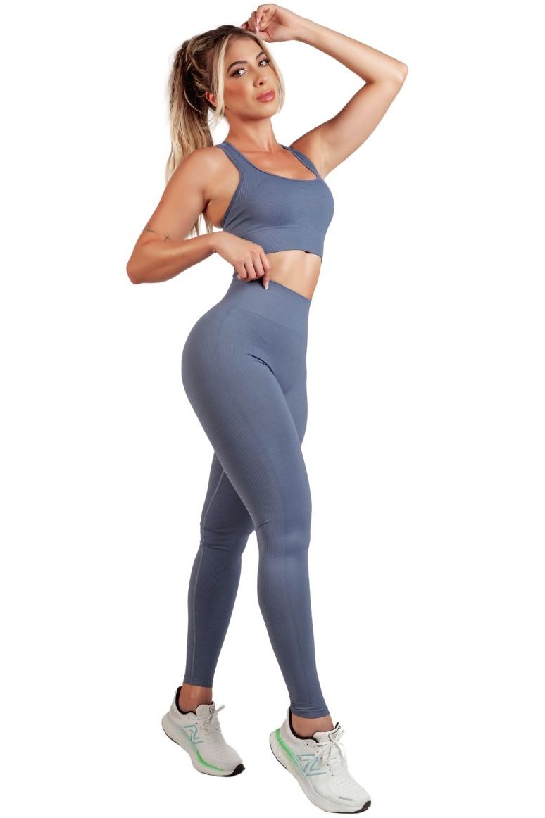 Garotafit - Calça Legging Seamless Australia Azul - FUS464LG