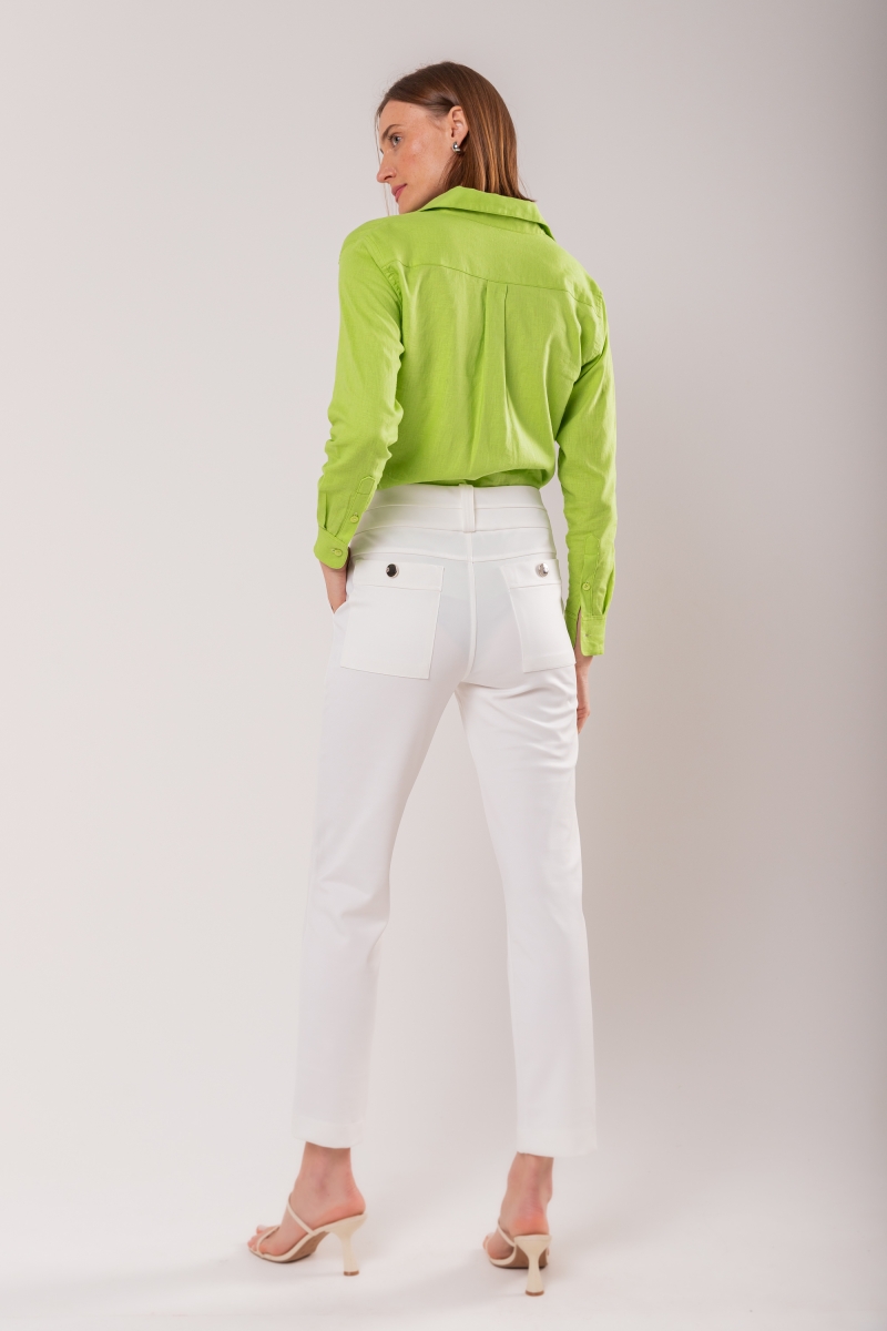 Hidrogênio - FISHERMAN PANTS MICAELLA OFF WHITE - 19616018