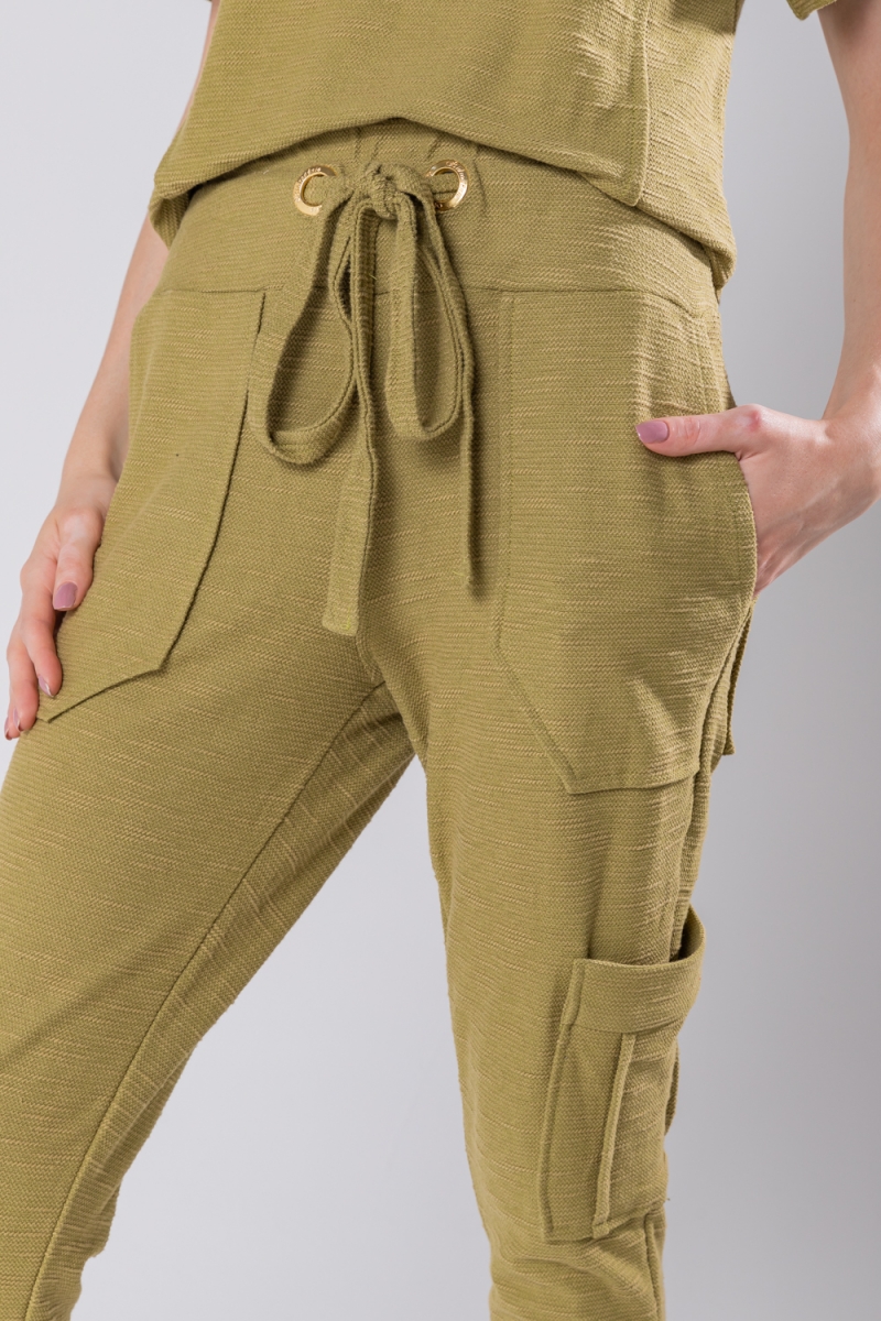 Hidrogênio - MARILENY GREEN JOGGER PANTS - 19757