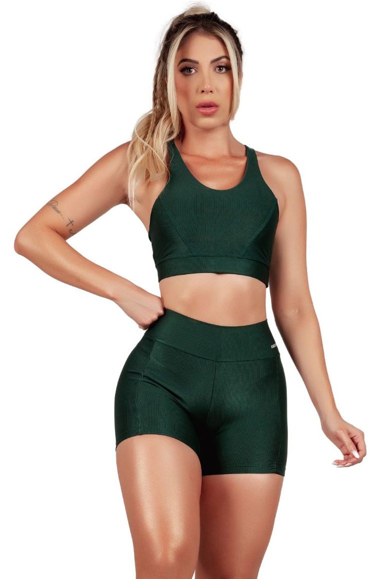 Garotafit - Top Green Chad - TOB79H