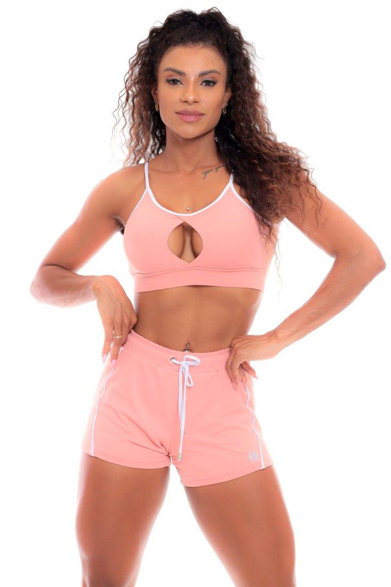 Garotafit - Conjunto Pristina Rosa - SCJ280DG