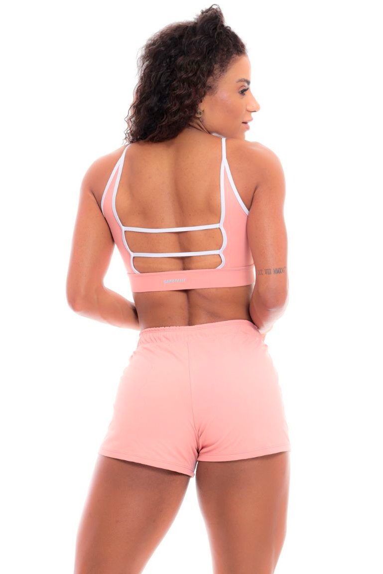 Garotafit - Conjunto Pristina Rosa - SCJ280DG