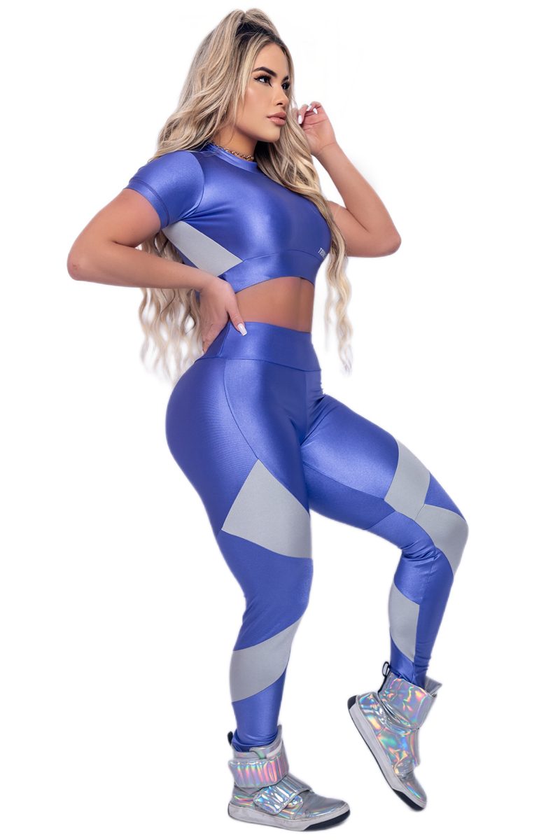 Trincks - Set Leggings and Cropped Still Silver - 