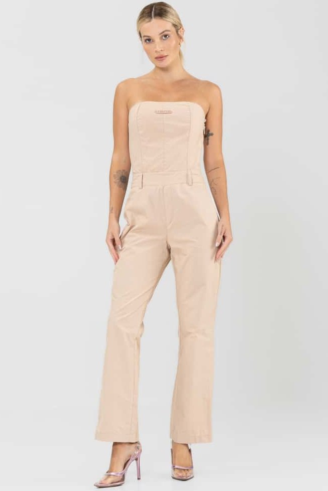 Labellamafia - Jumpsuit Plano Elementary Beige Labellamafia - 30798