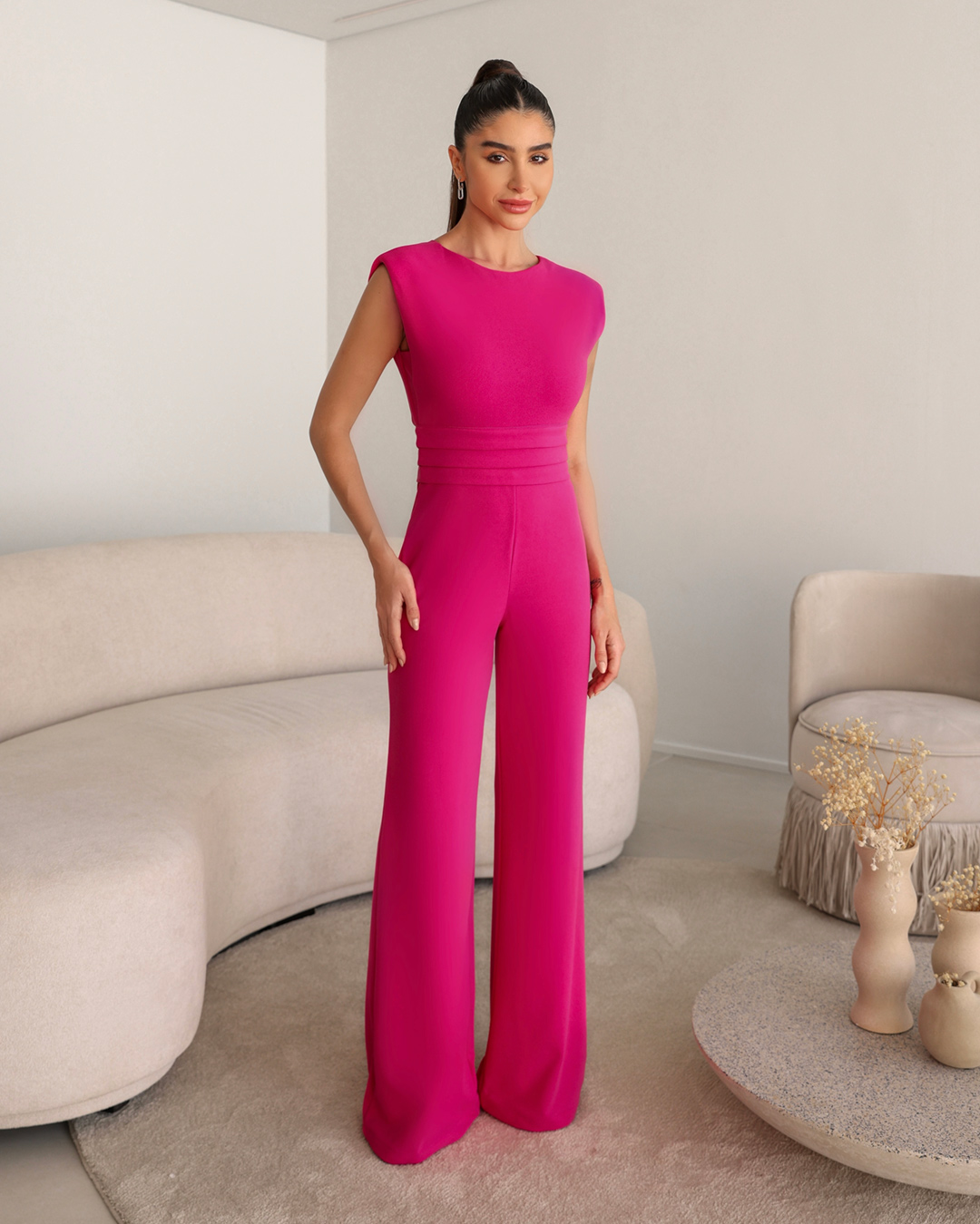 Dot Clothing - Jumpsuit Dot Clothing Layers Pink - 2064PINK