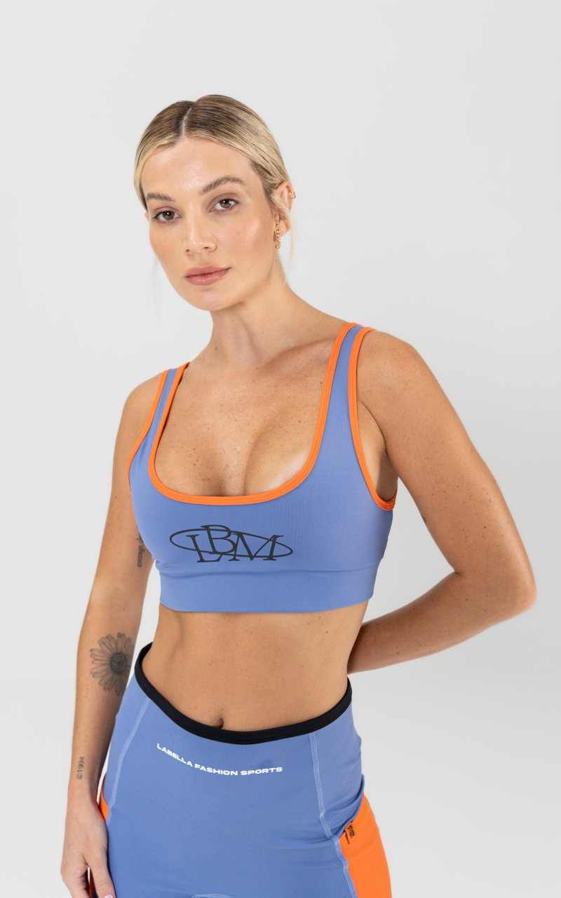 Labellamafia - Double Sided Beachsport Top Blue Labellamafia - 30671