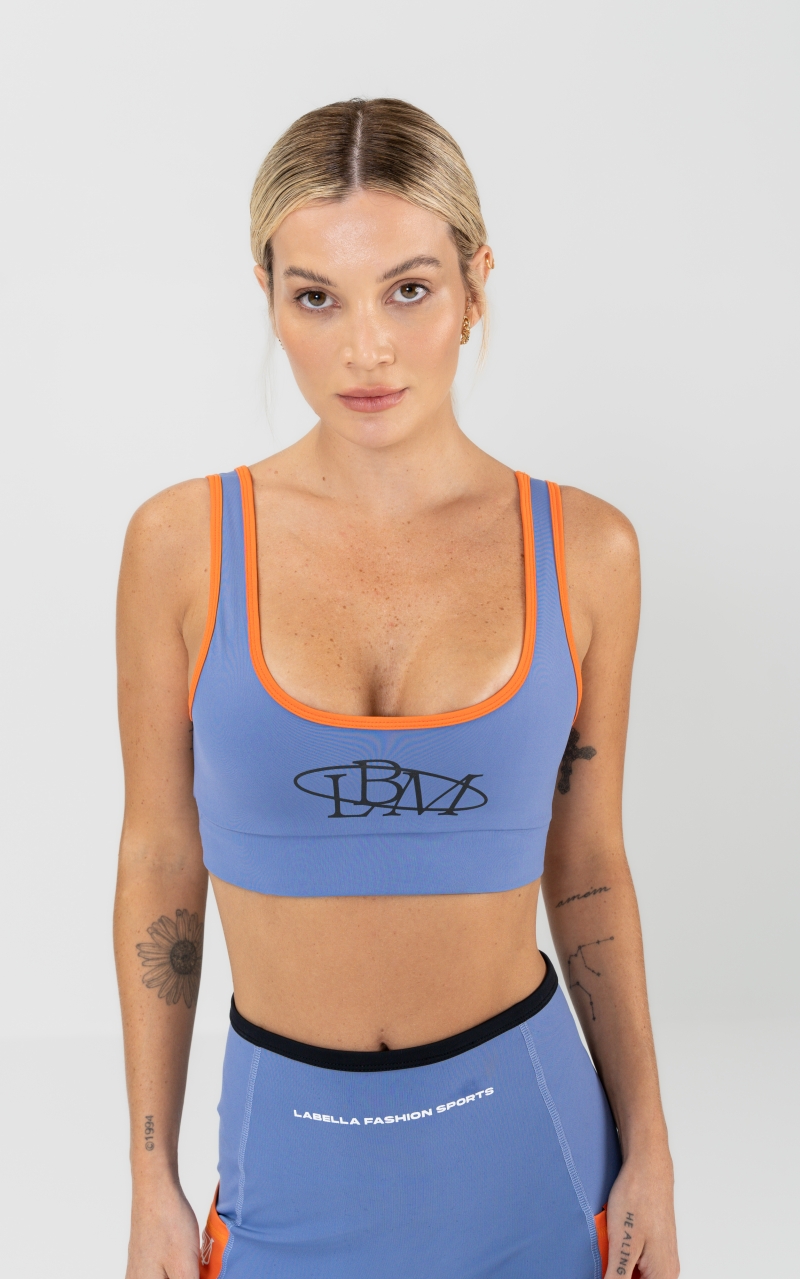 Labellamafia - Double Sided Beachsport Top Blue Labellamafia - 30671