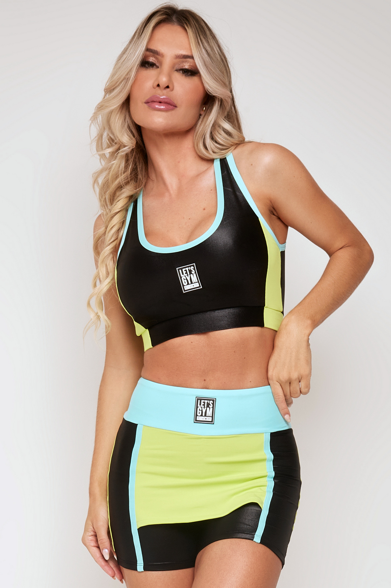 Lets Gym - Top Block Verde - 2155VDN