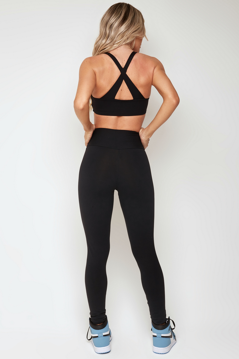 Lets Gym - Black Basic Vibe Legging - 2148PT