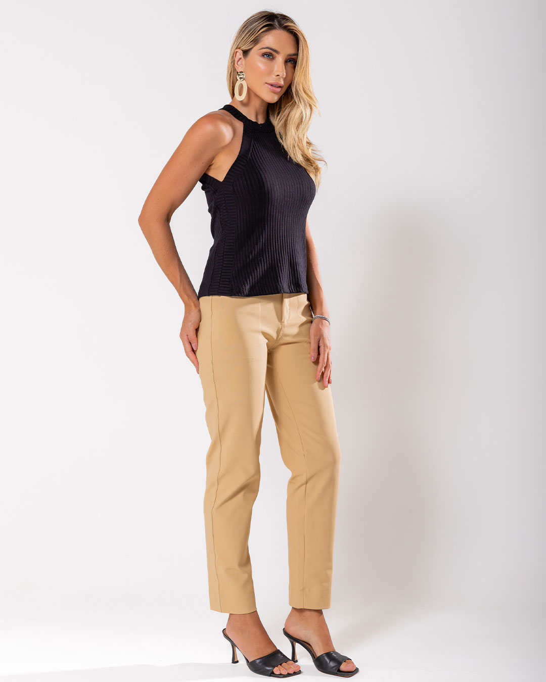 Miss Misses - Pants Miss Misses Tailoring With Pockets Beige - 54068215