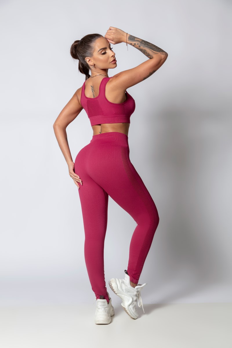 Hipkini - Legging Pov: Gym Summer Seamless Marsala - 33330164