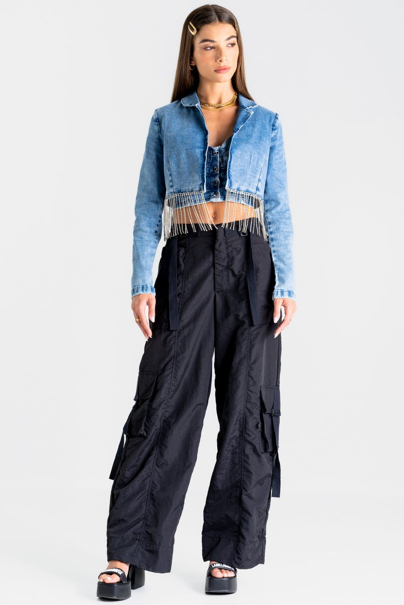Labellamafia - Jacket Blazer Jeans Lux Denim Labellamafia - 29100