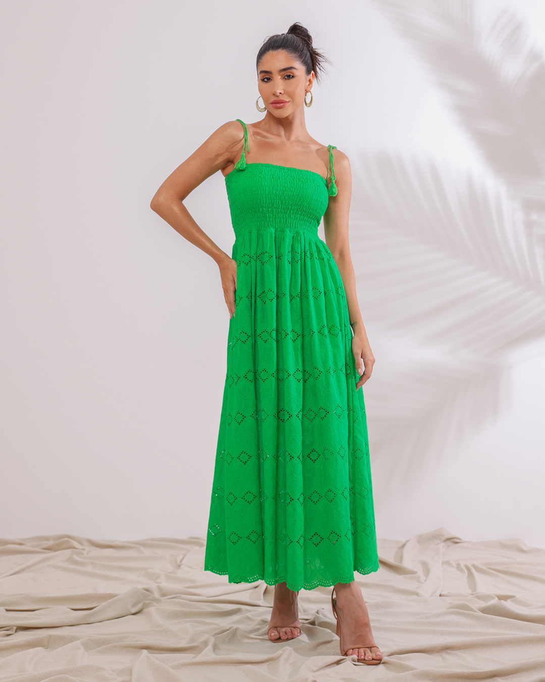 Dot Clothing - Vestido Dot Clothing Longuete Verde - 2125VERDE