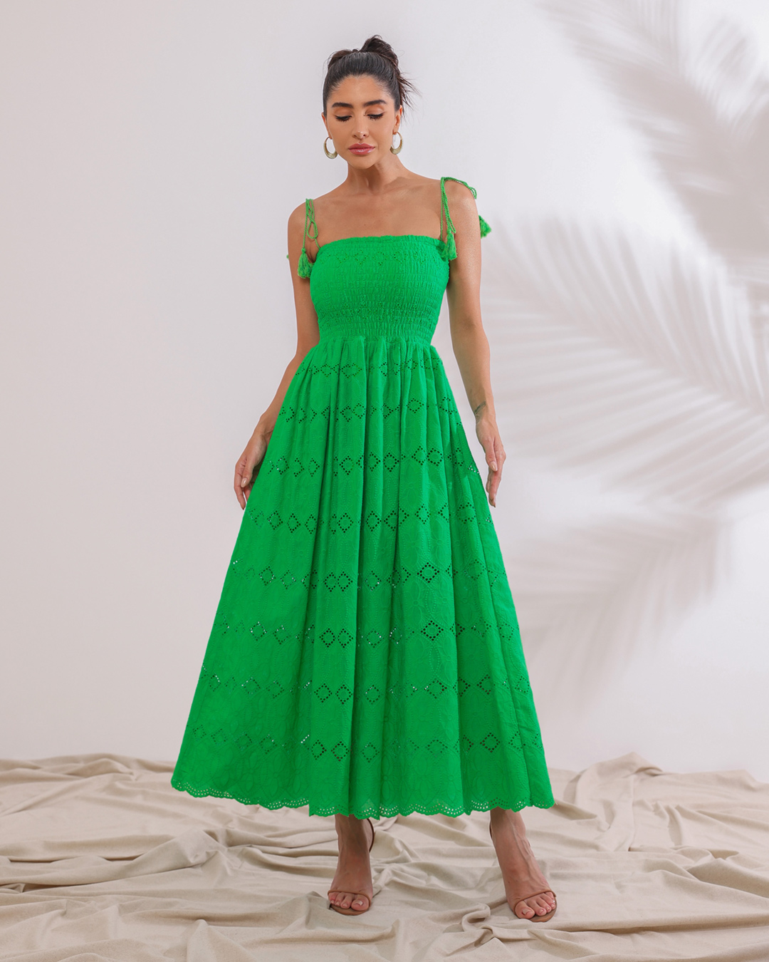 Dot Clothing - Vestido Dot Clothing Longuete Verde - 2125VERDE