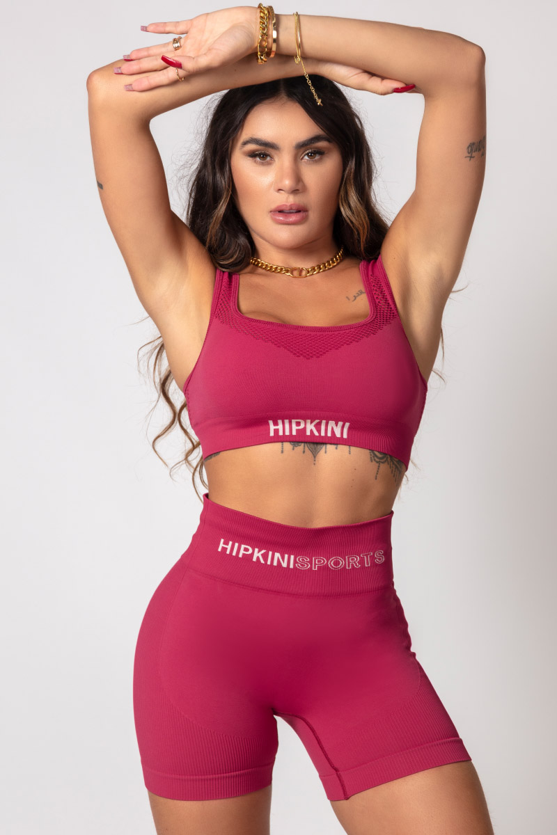 Hipkini - Pov Shorts: Gym Summer Seamless Marsala - 33330162