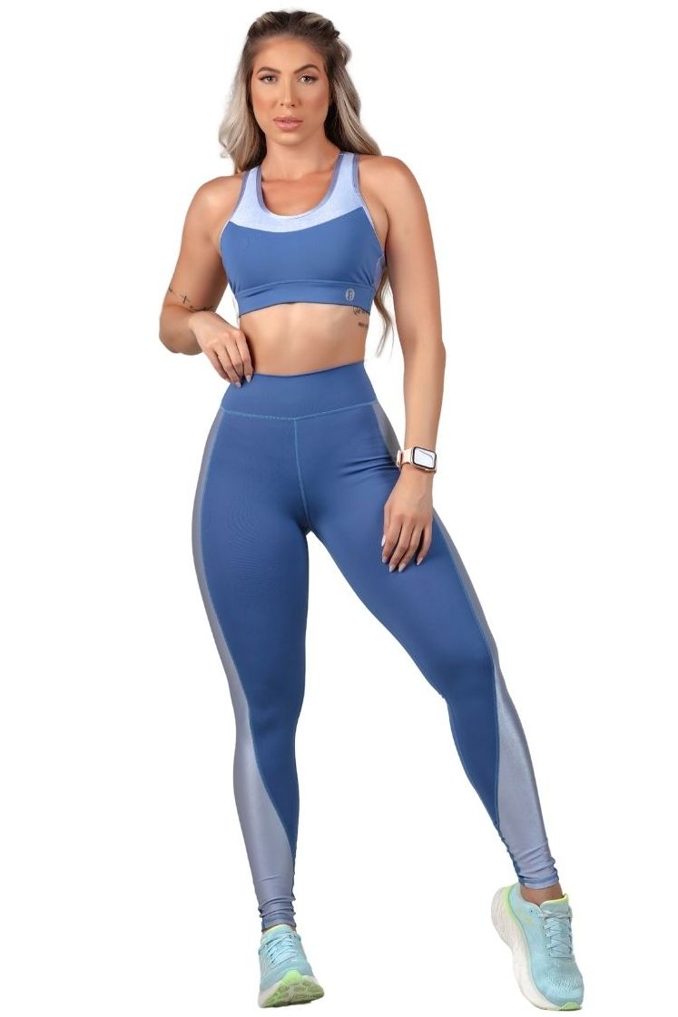 Garotafit - Pants Legging India Blue - FUS458LG