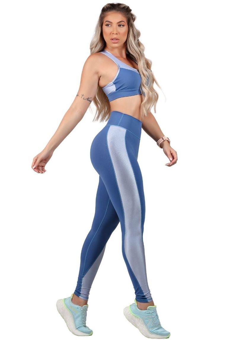 Garotafit - Pants Legging India Blue - FUS458LG