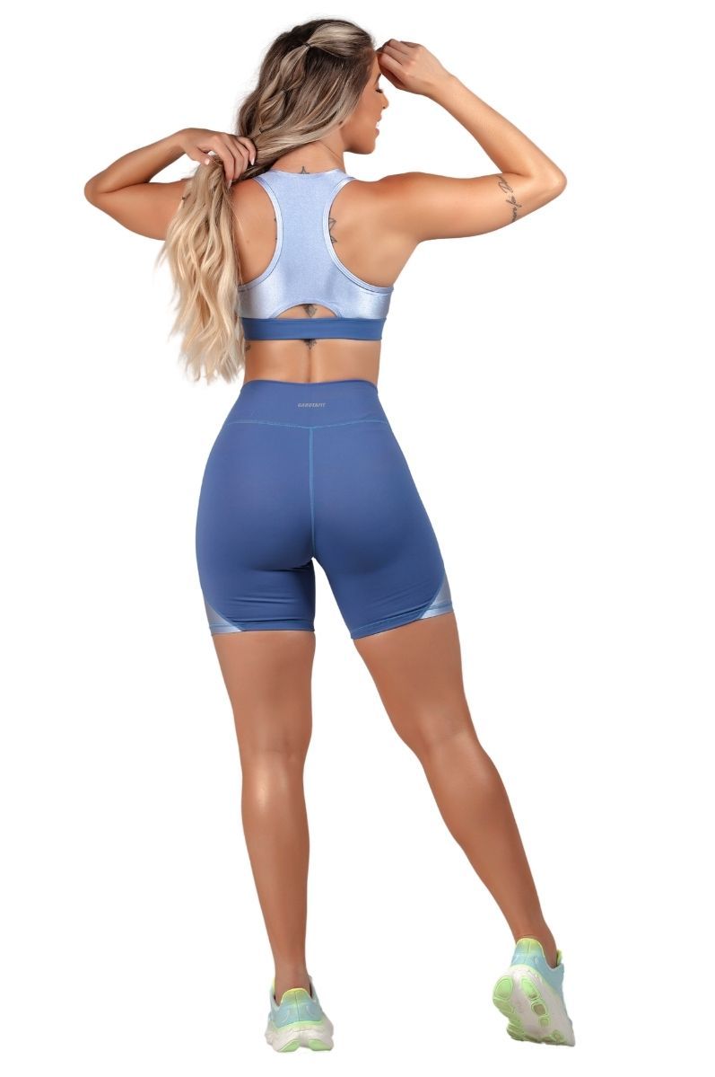 Garotafit - Shorts India Azul - SH529LG