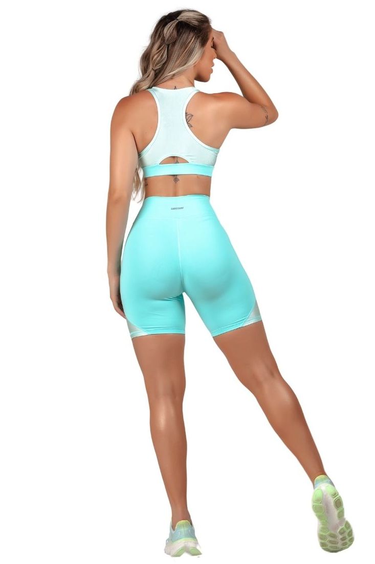 Garotafit - Shorts India Verde água - SH529HSLG