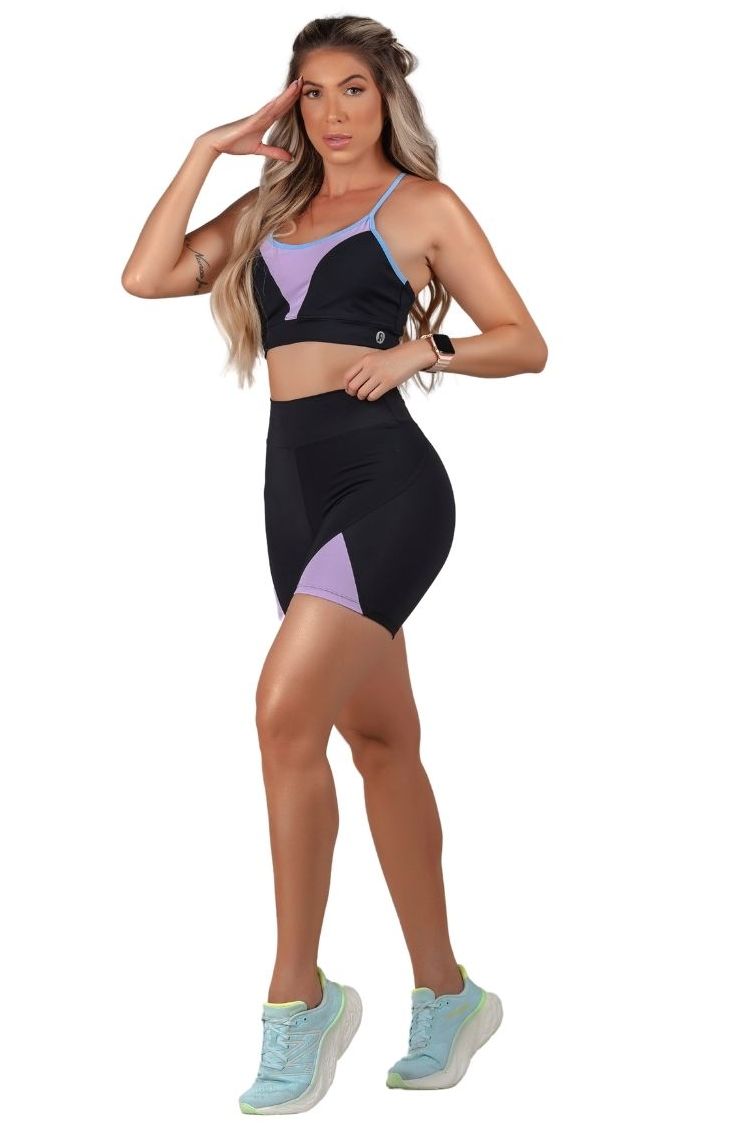 Garotafit - Conjunto Helsinquia Preto - SCJ95AG