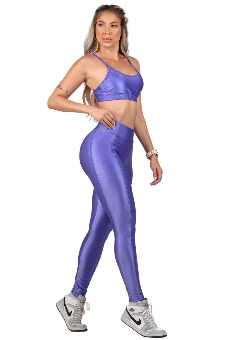 Garotafit - Calça Legging Etiópia Lilás - FUS453LPG